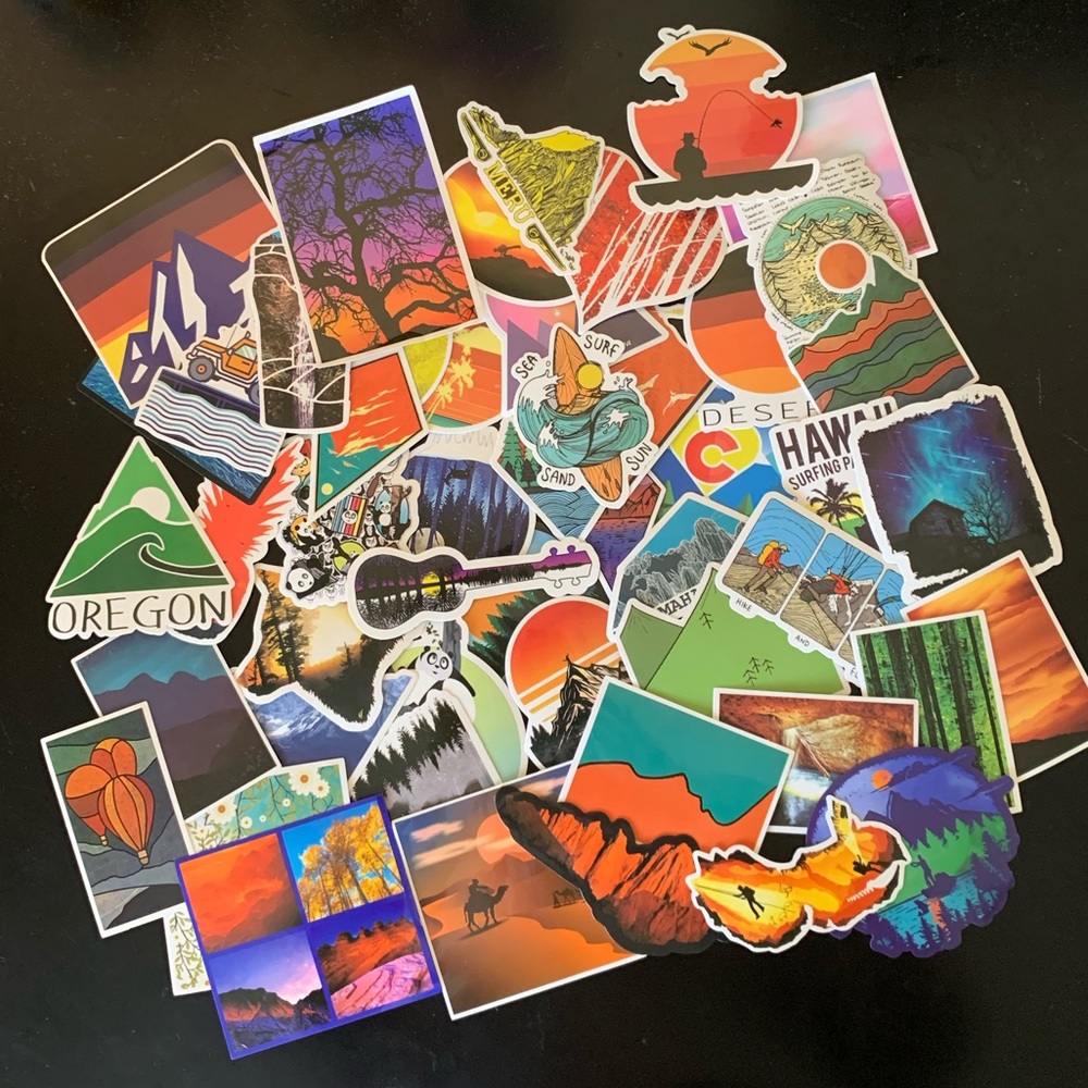 BOGO 50% OFF! 5 Large outdoors stickers